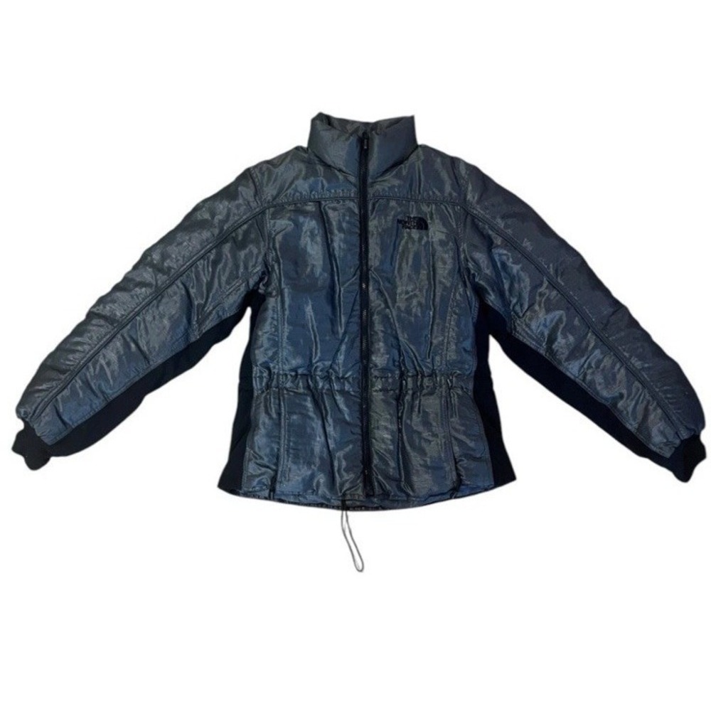 Womens North Face Jacket Grey Down Puffer Jacket -Size Medium